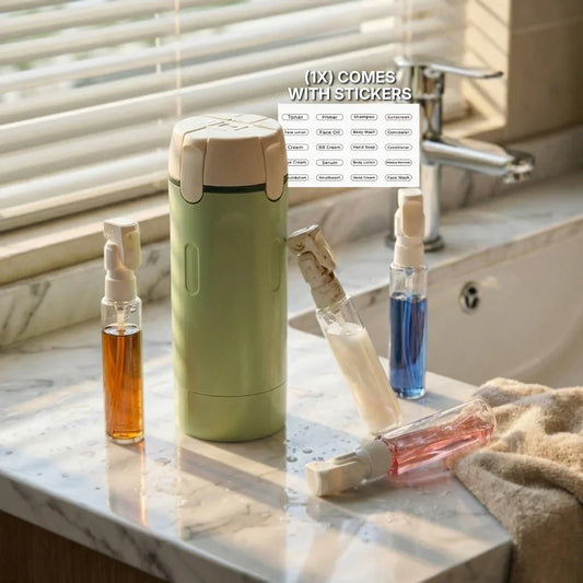Pikanzo™ 4-in-1 Portable Travel Dispenser 🅱︎