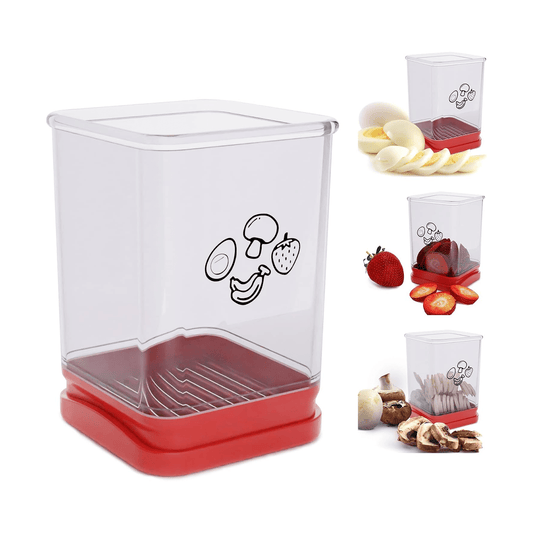 Pikanzo™ Easy Cup Slicer – Perfect Fruit & Veggie Slices in Seconds 🅱︎