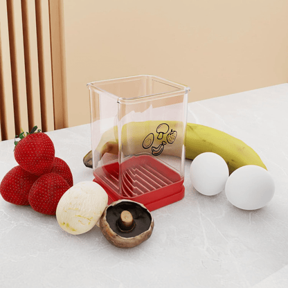 Pikanzo™ Easy Cup Slicer – Perfect Fruit & Veggie Slices in Seconds 🅱︎